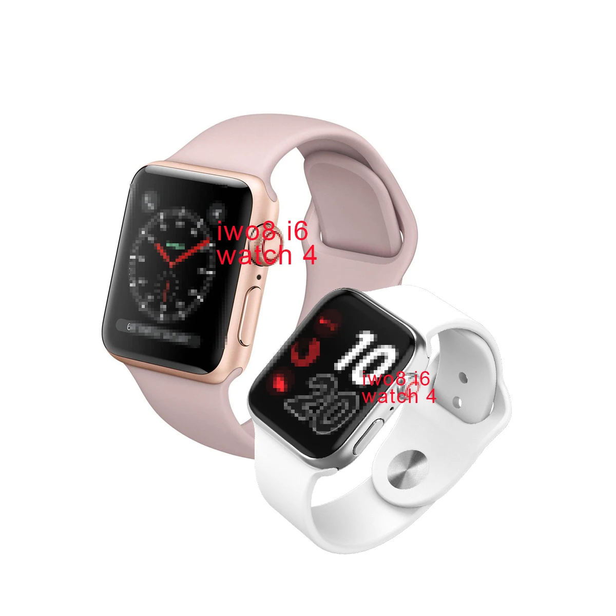 

Hot sale i6 Smartwatch GPS IWO8 9 10 Series 4 Watch 4 reloj inteligente Wireless Charging BT music heart rate Smart watch i6