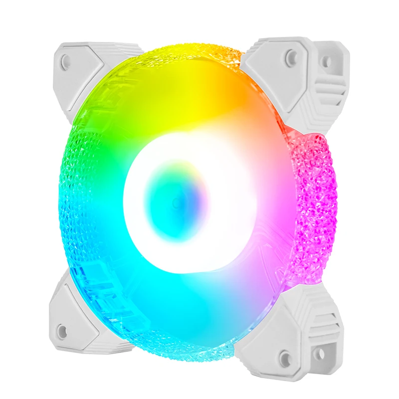 

Best Selling Chassis Colorful LED Fan PC Case RGB Radiator Computer 120mm Cooling Fan, Multi color