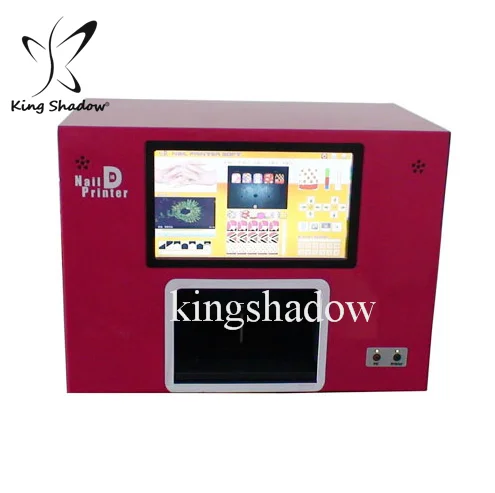 

3d nail art printer machine digital cellphone beauty salon nail manicure equipment, White, white