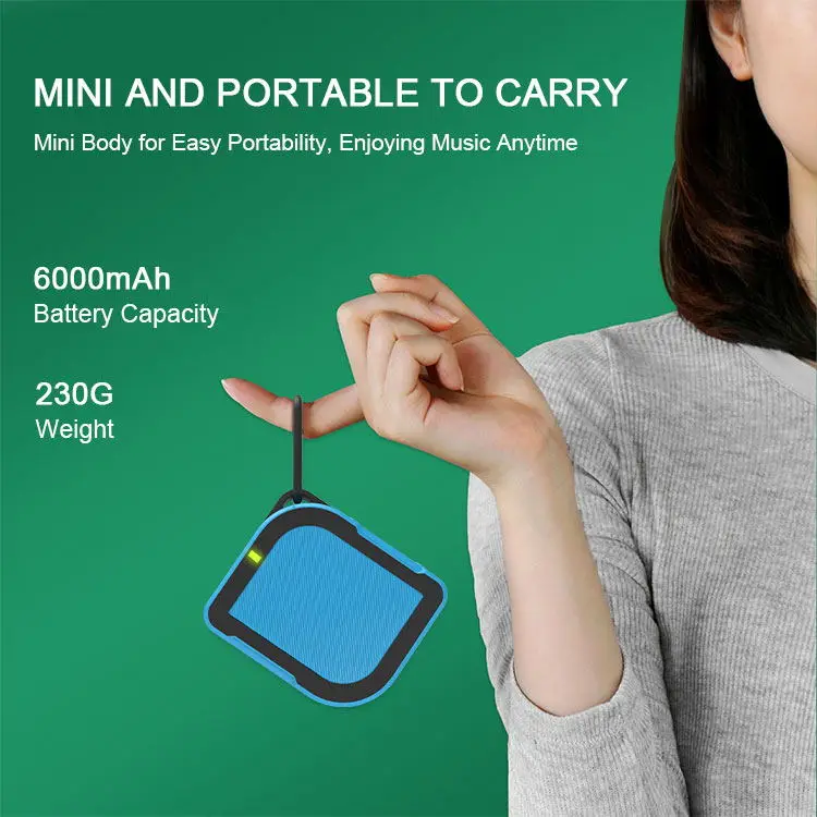 For 2020 Wireless Bluetooth Speaker Outdoor Wireless portable mini speaker waterproof with 3000/6000mAh power bank - ANKUX.COM