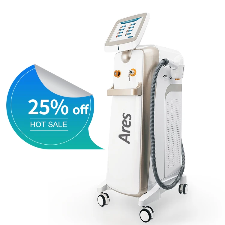 

Ares DL600 Hottest 2500W Power Permanent Hair Removal Laser Machine Price