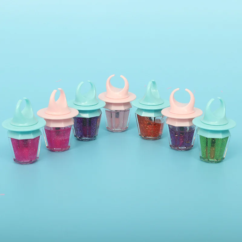 

New Arrival Cute Ice Cream Lip Gloss Tube Wholesale Moisturizing Clear Transparent Glitter Shiny Lip Gloss