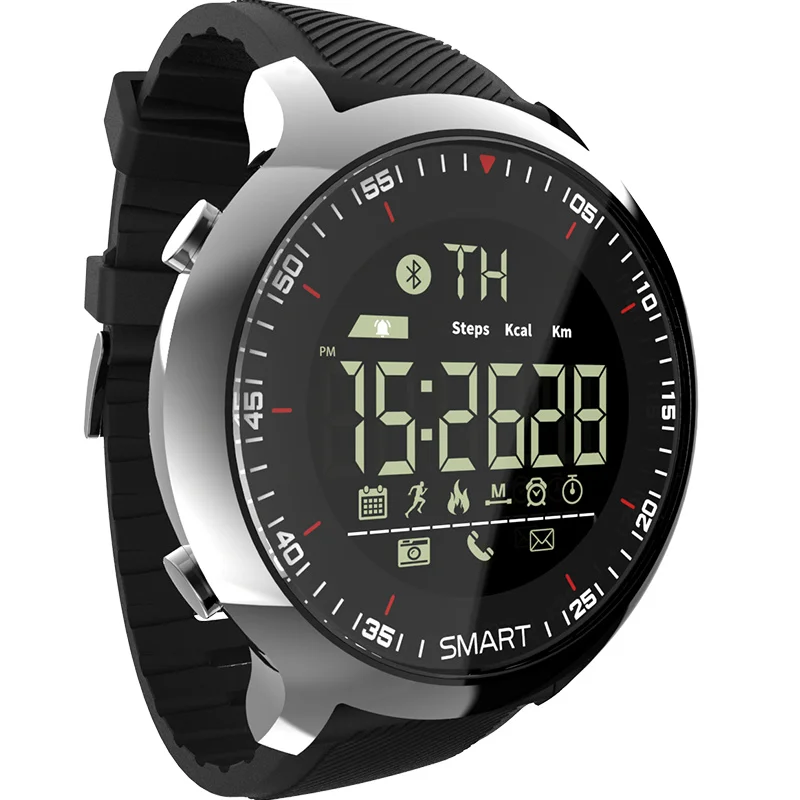 

Top Seller Lokmat MK18 Smartwatch 5ATM IP68 Waterproof Backlight Pedometer Stopwatch Information Reminder Outdoor Smart Watch