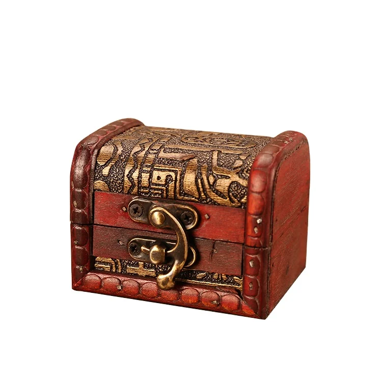 

small jewelry storage wooden antique chest box