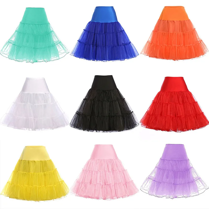 

wholesale rockabilly adult sexy tutu no hoop petticoat a line girls petticoat underskirt dress lolita puffy petticoat, Pictures