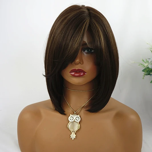 

Amazon Hot-selling good quality long heat resistant synthetic lace front hair wig, 6/8/h10