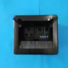 Flip cover brush cable cubby desk grommet power socket with data /VGA and rj45 desktop brushed socket box for conference table