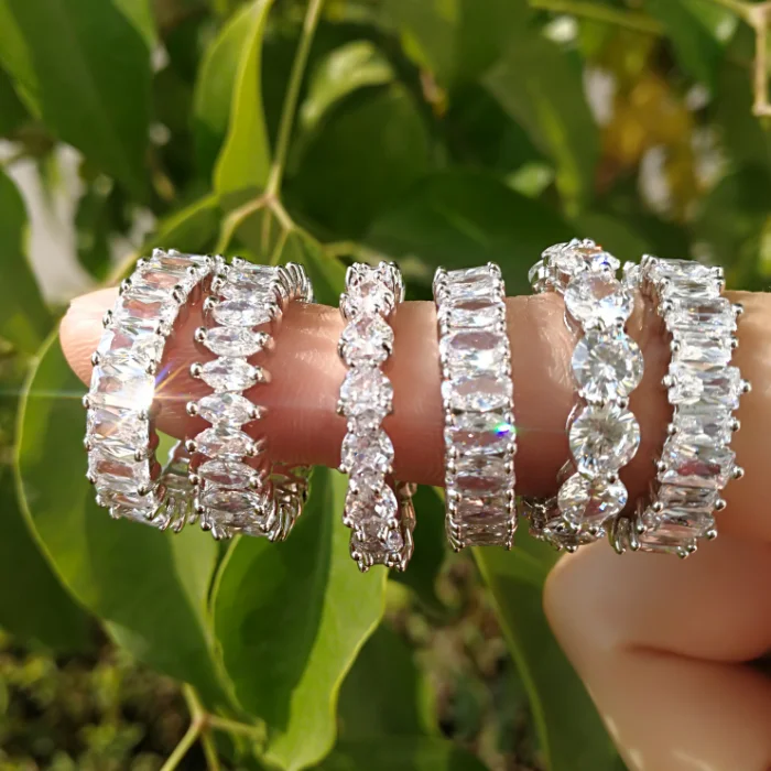4*4 lacie heart jewelry Valentine's Day gift anneaux anillos foxi silver jewelry rings