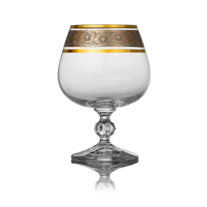 

custom 360ml Glass Brandy Goblet wine glasses, Customized color