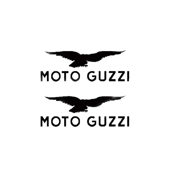 

(2Pcs) 2x Moto Guzzi Motorcycle Vinyl car Sticker Decal, 12 colors