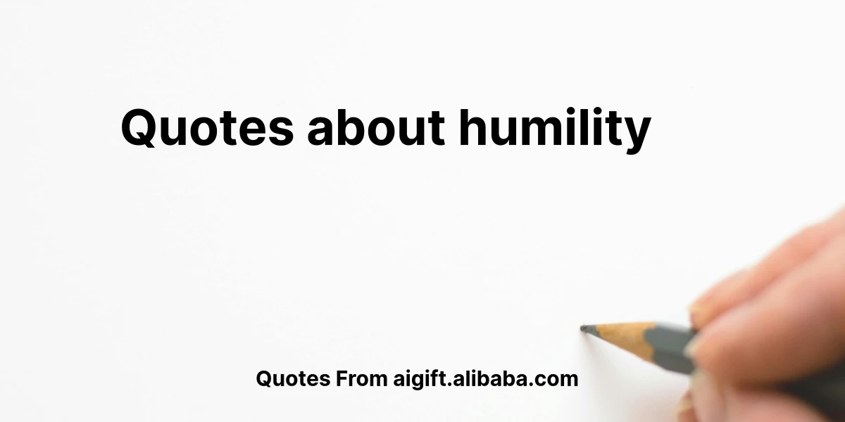 quotes about humility