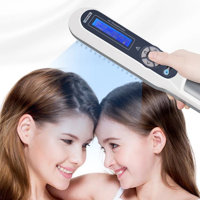 

Home use 311nm narrowband uvb wand lamps light with comb KN-4003BL uvb lamps for vitiligo