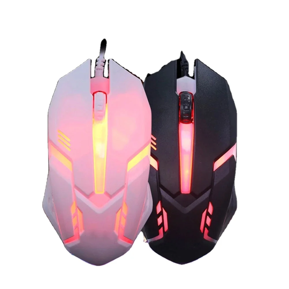 

Ergonomic Wired Gaming Mouse with Button LED 2000 DPI USB Computer Mouse Gamer Mice S1 Silent Mouse With Backlight For PC Laptop