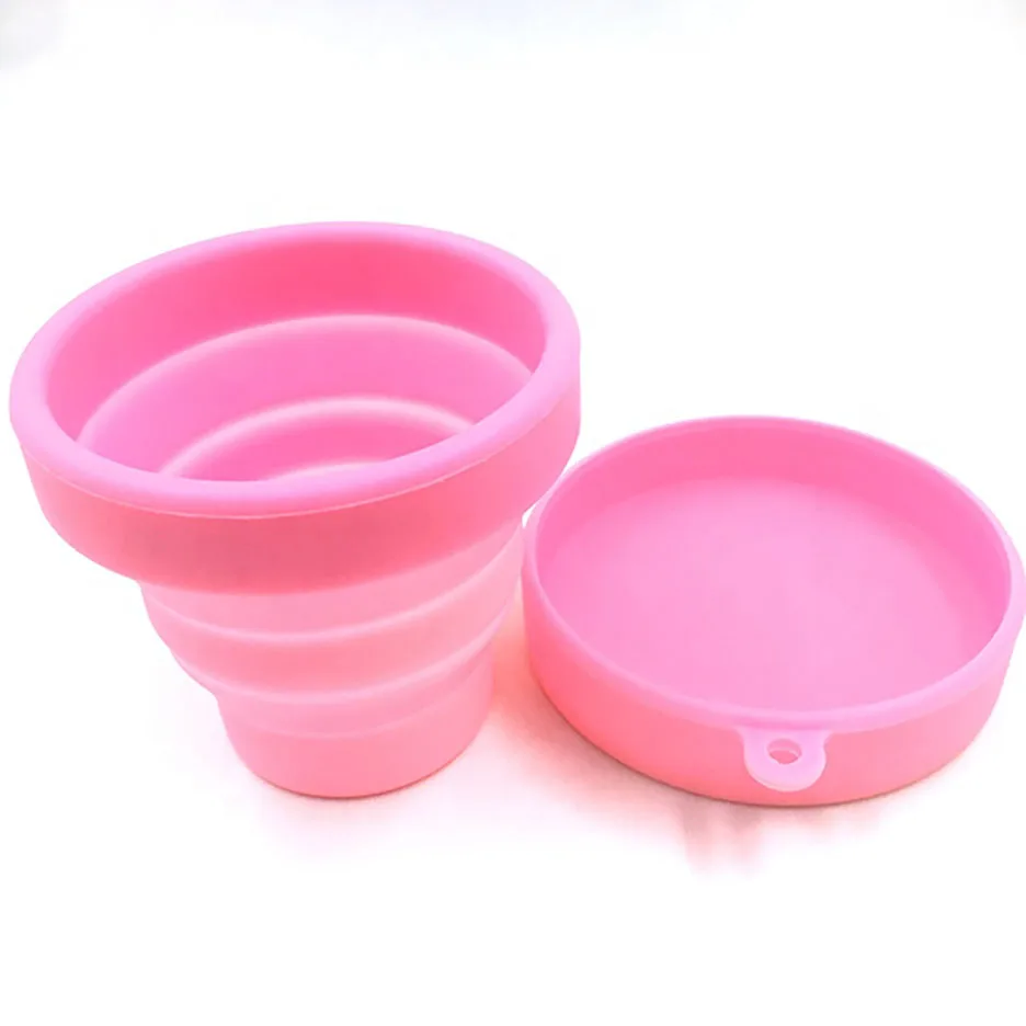 

silicone folding cup Shenzhen Easy To Take Out With Folding Funny Cups Silicone Collapsible Cup, Pantone color