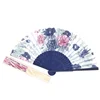 Colorful Personalized Chinese Design Promotional Gifts Customized Flower Pattern Hand Fan