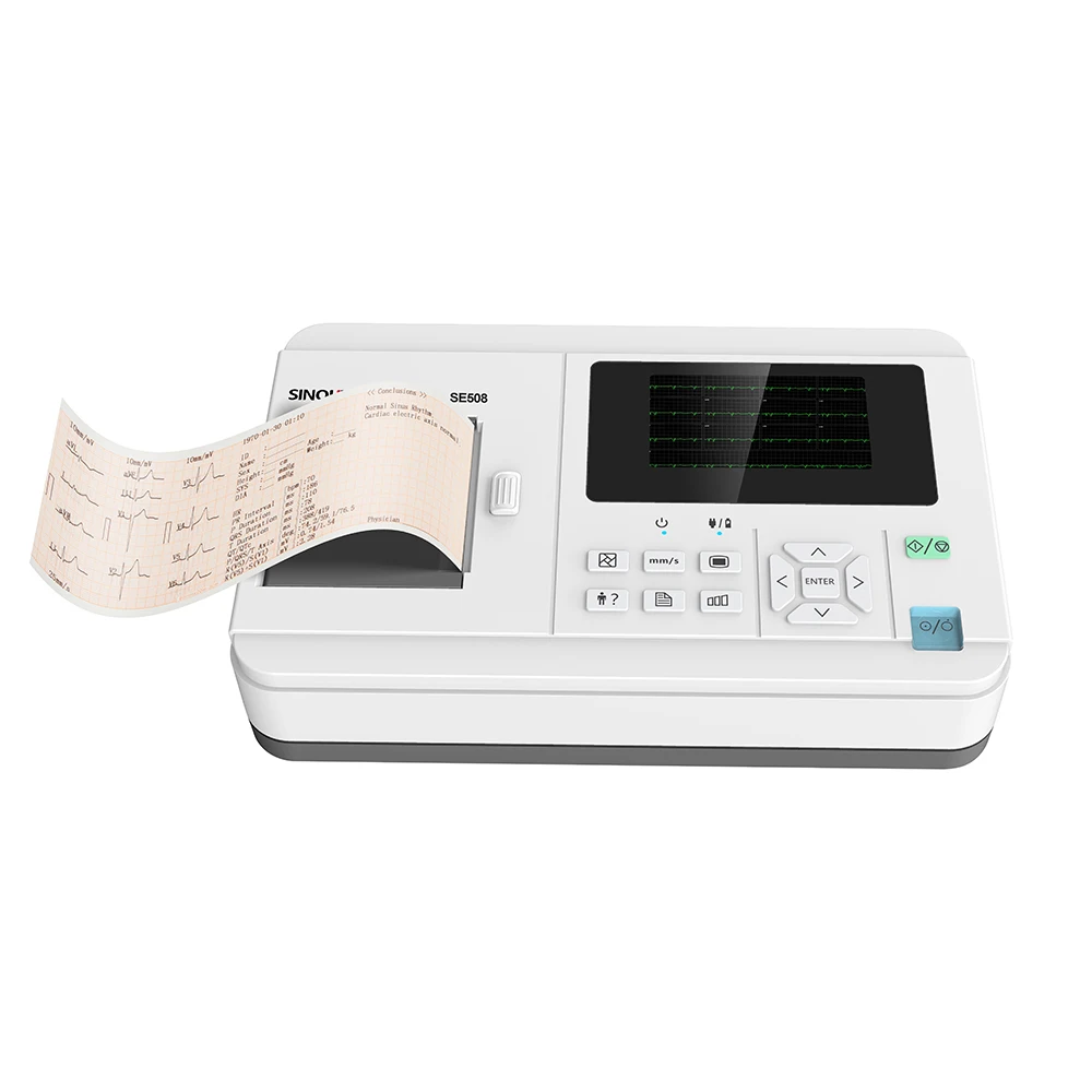 

SINOHERO 12 Lead Electrocardiograph EKG Portable ECG Machine Digital 3 Channel ECG