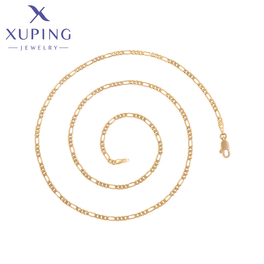 

X000441947 Xuping Jewelry fashion simple necklace 18K gold color anniversary trendy special charming exquisite Neutral necklace