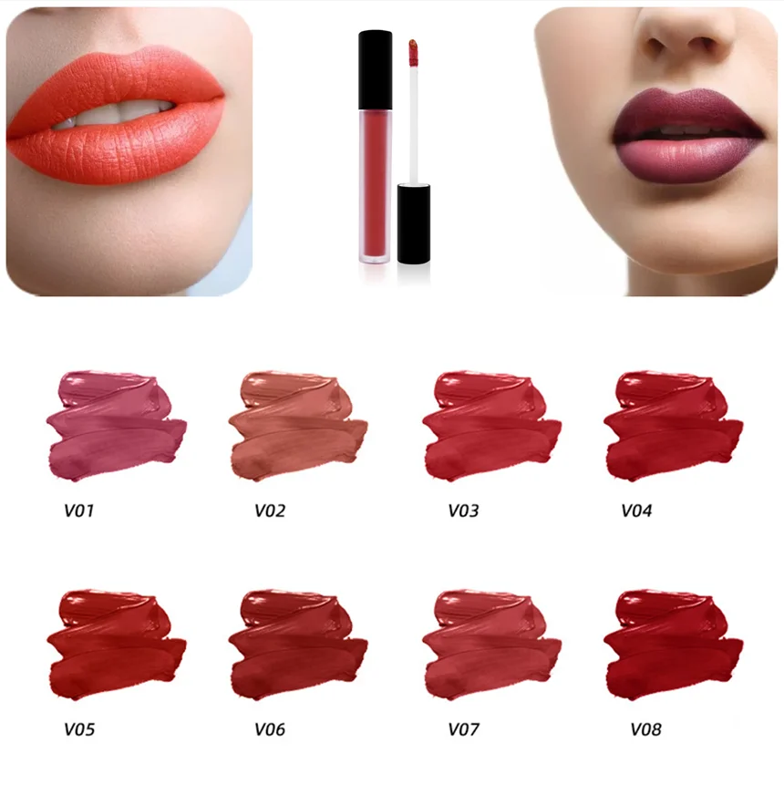 

Sexy Multicolor Lip Makeup Lipstick Waterproof Long Lasting Tint Sexy Rose Red Lip Stick Beauty Matte Lipstick