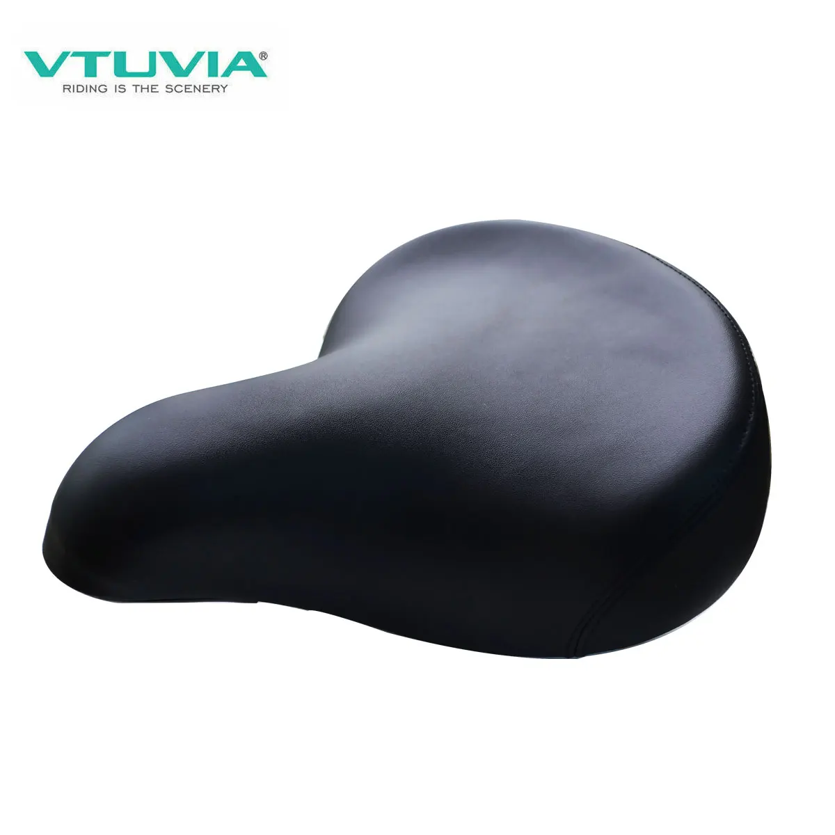 

Racing Bike Saddle PU Leather Bicycle Black Seat for Road Beach Mountain Bicycle