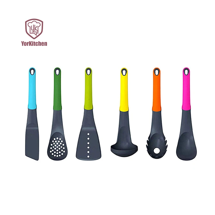 

Non-Stick utensils Tools Utensil Set with Handle Spatula Ladle Heat Resistant Nylon Utensils