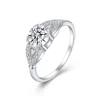 Ebay/Amazon Supplier 925 Sterling Silver Marriage Proposal Ring With Can Be Shipped To The Warehouse