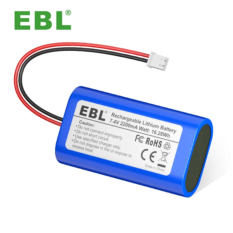 

EBL Hot Sale 2200mAh 3.7v Rechargeable Battery Pack For Electronics Toys Lighting Equipment