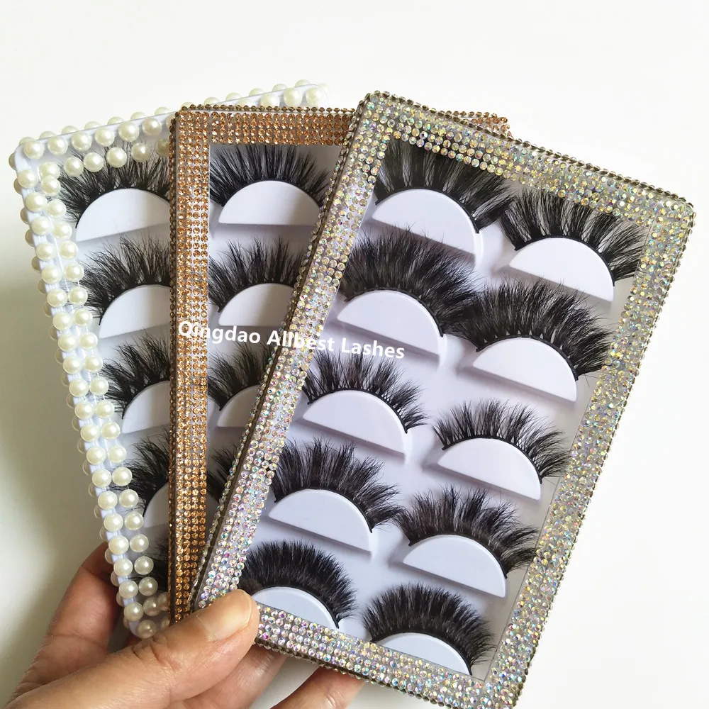 

Mink eyelash mink lashes3d wholesale vendor custom lash book 5 pairs