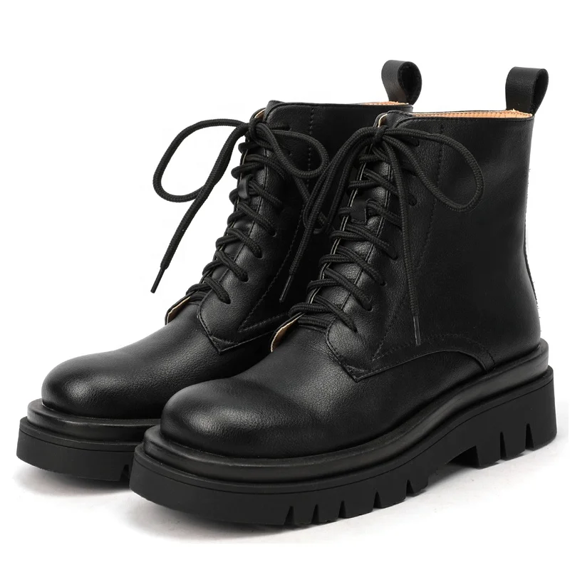 

latest boots women shoes winter casual custom design genuine leather ankle platform ladies boots footwear