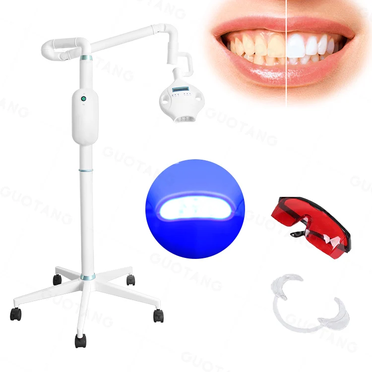 

Dental Blue Led Light Zoom Bleaching Accelerator Laser Teeth Whitening Machine, White