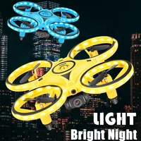 

Newest 3 In 1 RC Induction Hand Watch Gesture Control Mini UFO Quadcopter Drone With Camera Led Light Levitation Induction Aircr