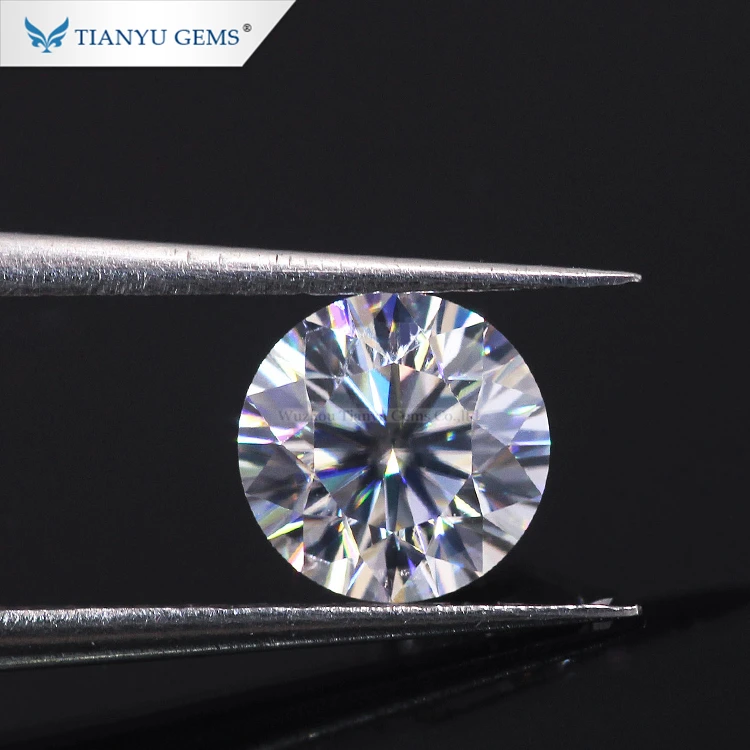 

Wuzhou Tianyu Gems Co.Ltd Wholesale 10H&A D-F VVS Moissanite Diamond 7mm excellent cut