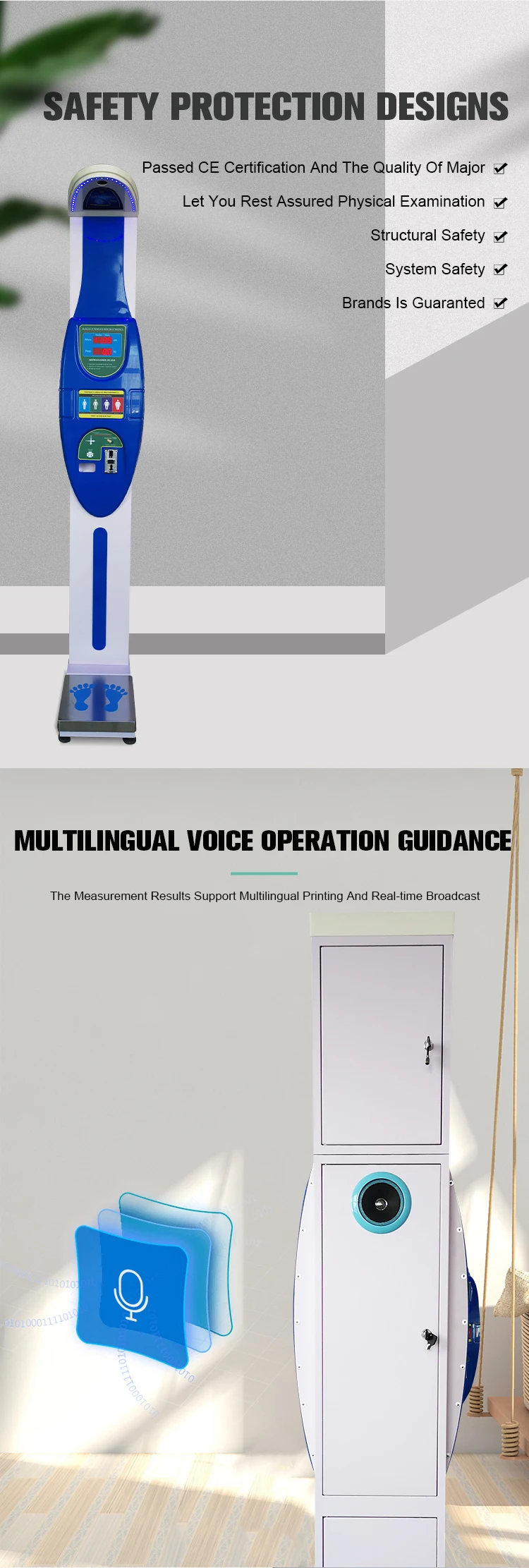 height weight blood pressure machine