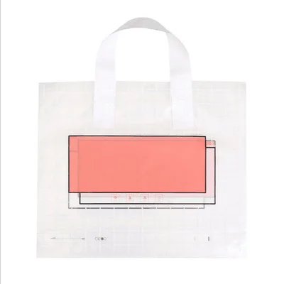 

Biodegradable Pe Plastic Shopping Bag With Handle Retail Grocery Shopping Plastic Carry Bag With Own Logo, Various color