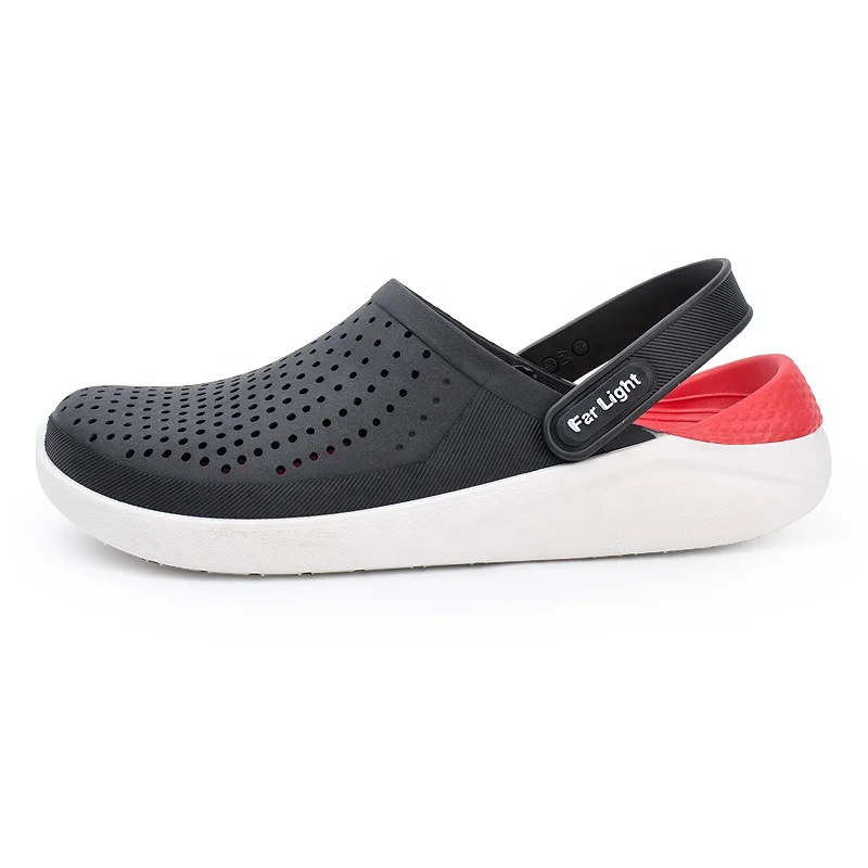 

New casual sandals for men and women, summer comfortable beach shoes, classic two-color fashion garden shoes