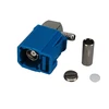 Fakra Z 5021 Female Jack Right Angle Crimp Connector for RG316 RG174 LMR100 Cable Neutral Coding