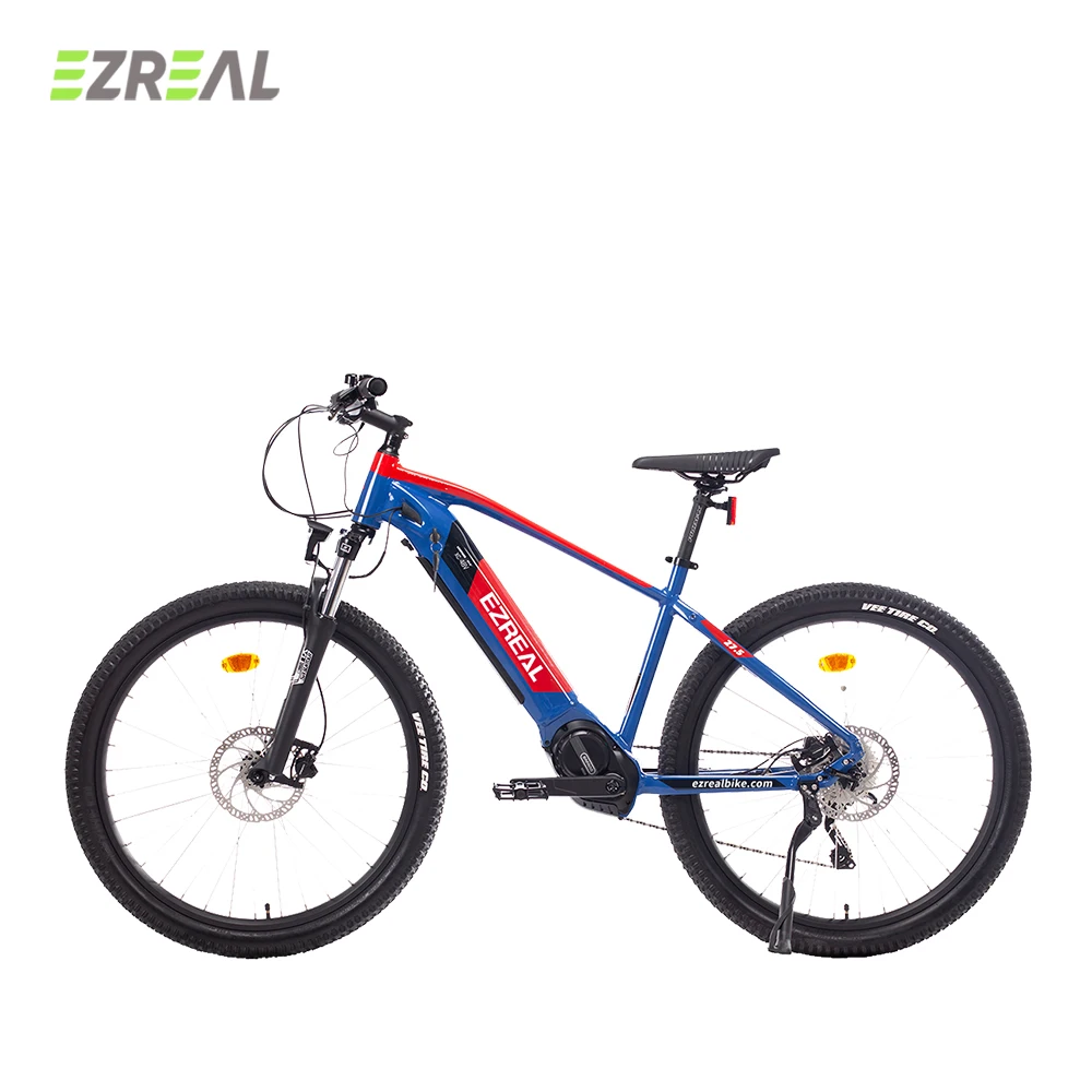 

EZREAL New model bicycle ebike mid drive electric bike with Lithium Battery ebikes for adults electrical bike in stock European warehouse stock