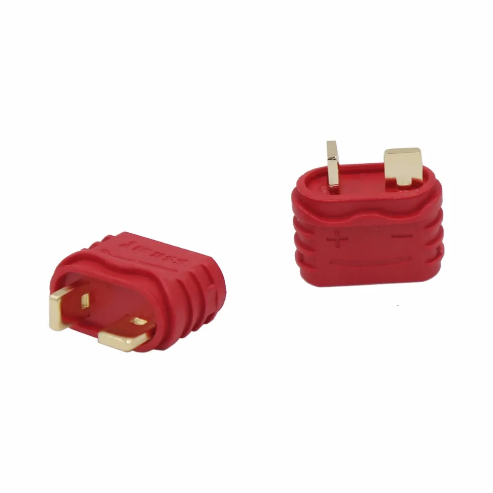 Amass T Plug Deans Connector 40a High Current With New Slip Sheath Housing For Rc Lipo Battery