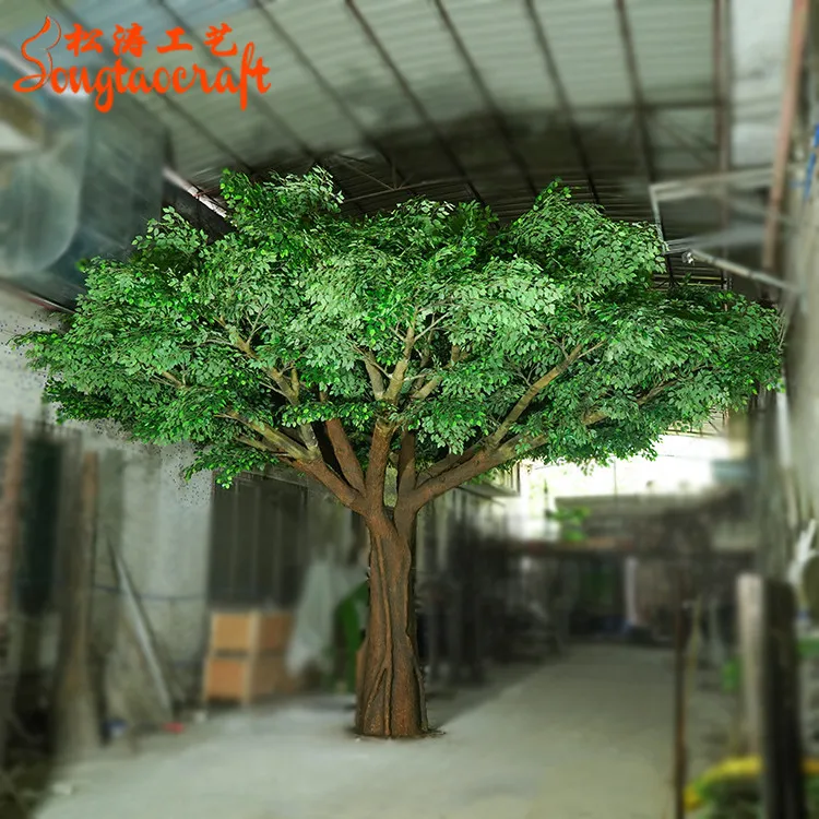 

High-Quality New Design Large Outdoor Artificial Banyan Trees Big Cheap Artificial Ficus Tree For Garden Decoration