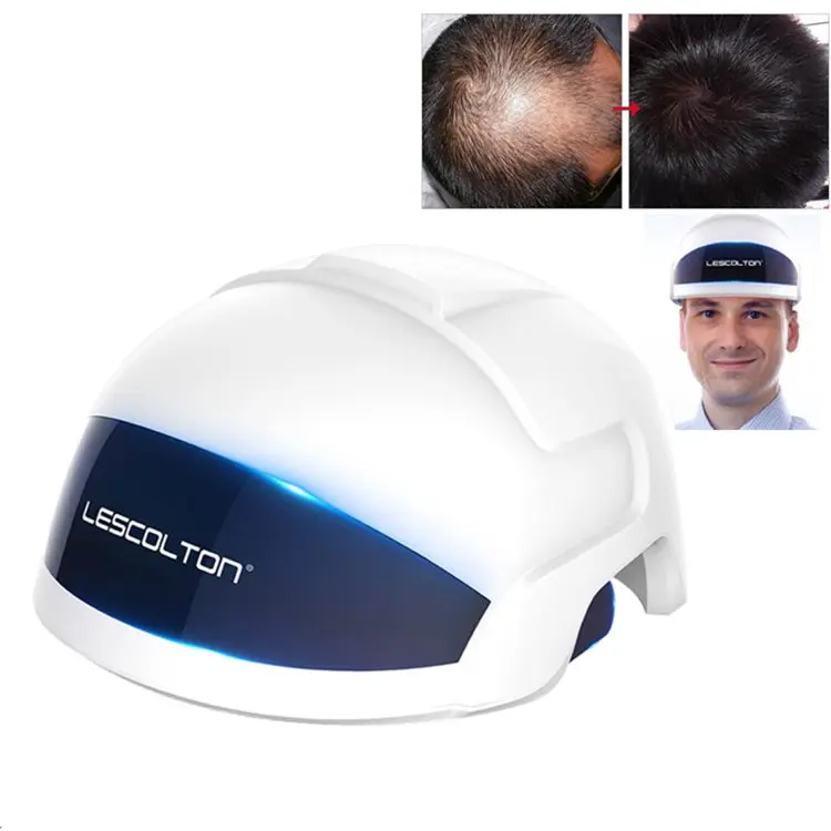 

Unisex Hair Loss Treatment Equipment Laser Helmet Hair Growth Cap, White