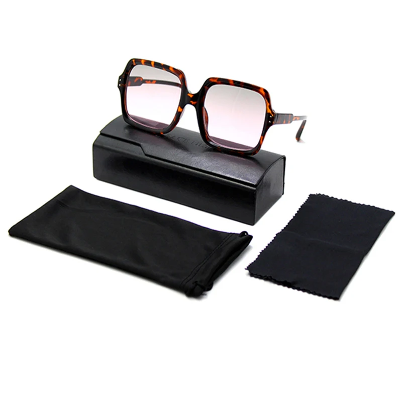 

Hot Selling Simple Style Vogue Classic Big Square Oversized Retro Sun Glass Sunglasses, 6 colors