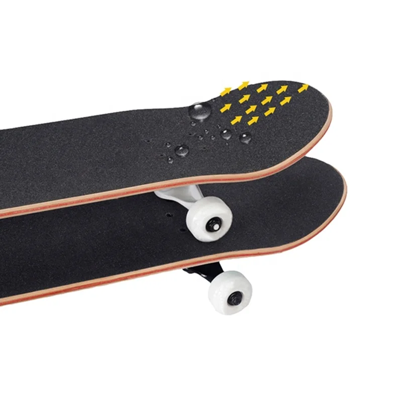 

TY Professional Skateboard Deck Sandpaper Grip Tape Skating Board Longboard Sandpaper Griptape Skating Board Sticker, Black