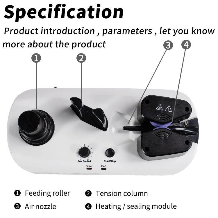 High Quality Ye300+ Portable Automatic Bubble Film Sealing Machine Pack