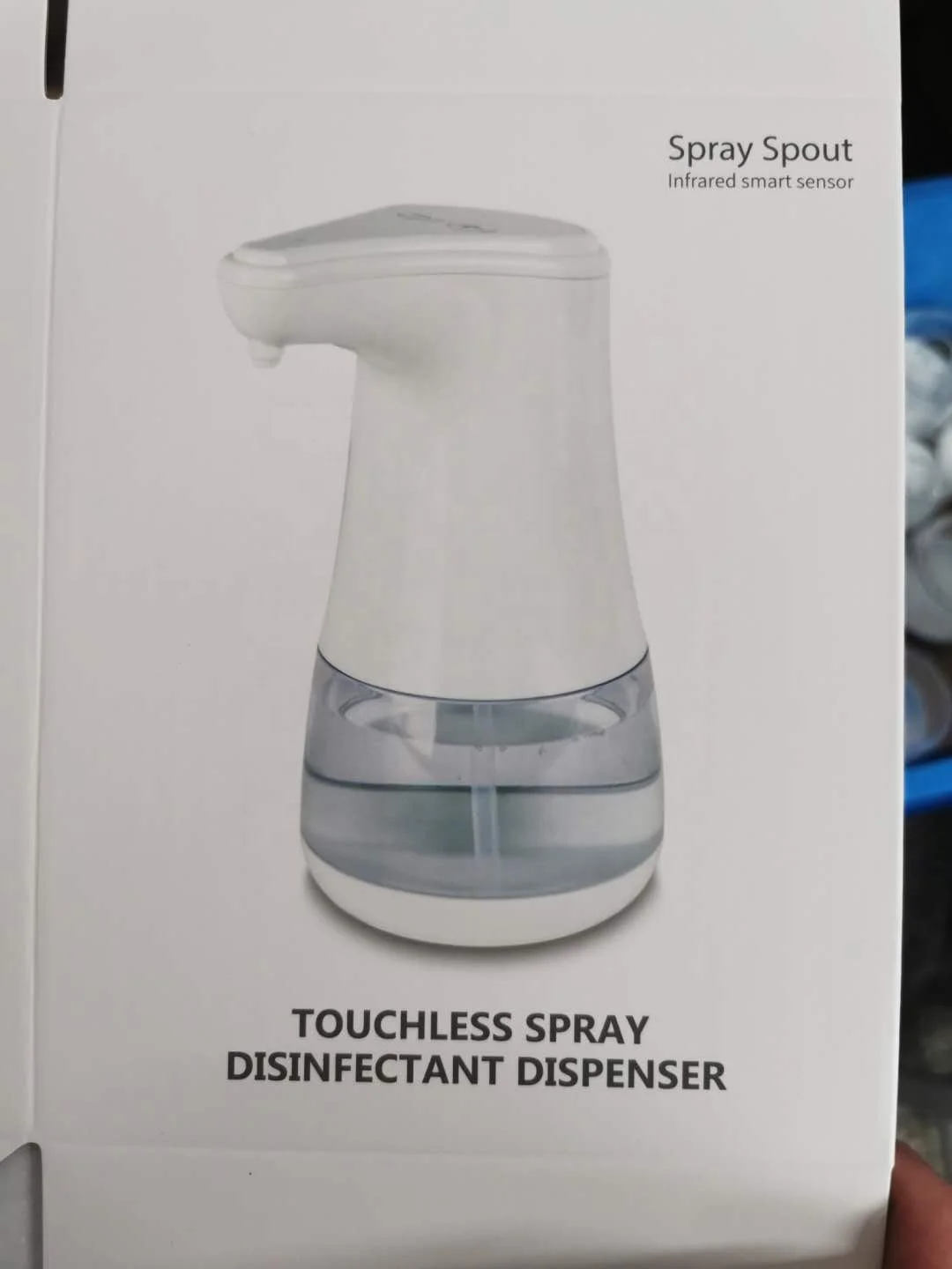 
2020 Plastic smart touchless Infrared alcohol hand sanitizer automatic sensor dispenser spray type with CE ROHS 