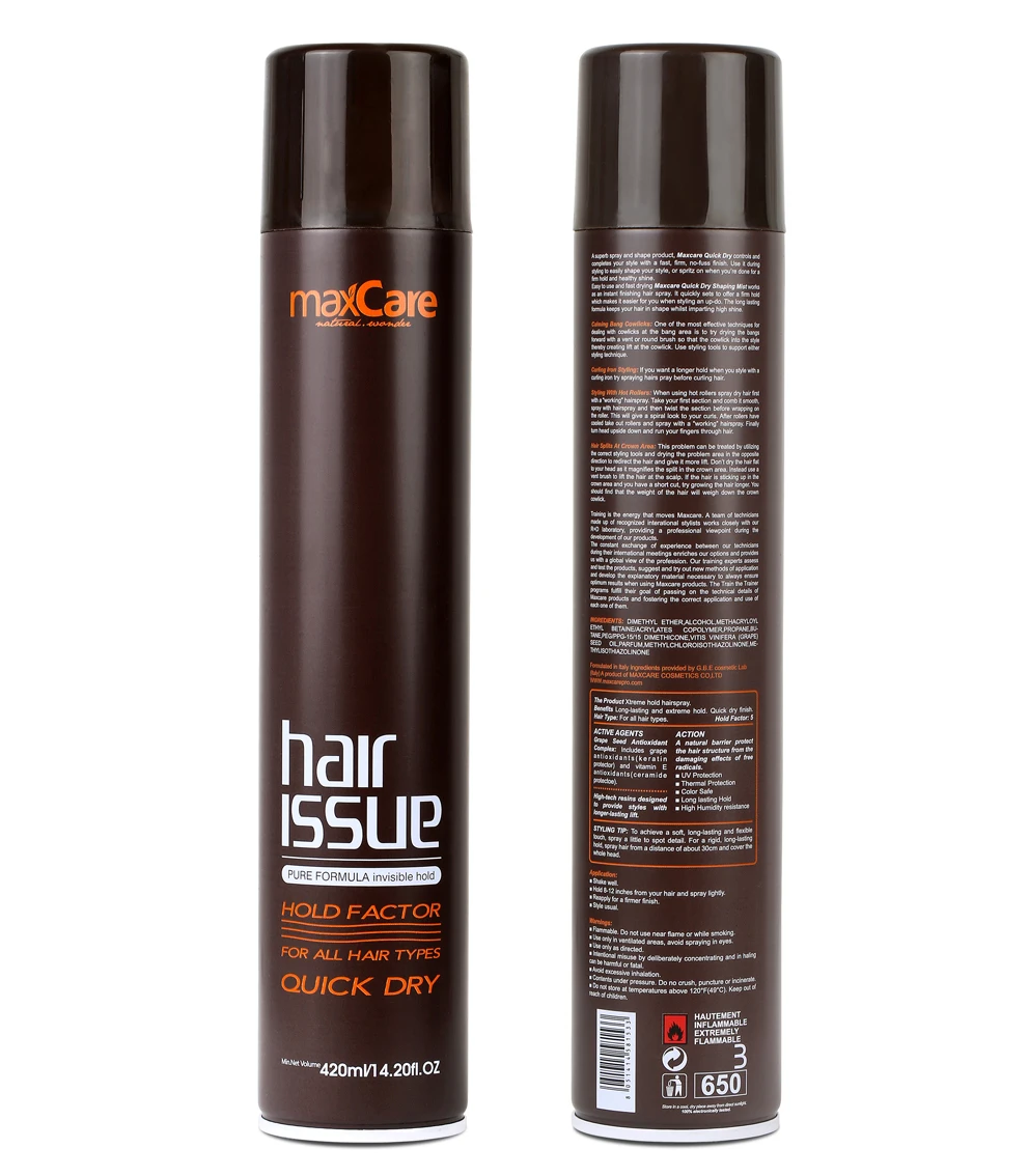 Long Strong Lasting Natural Salon Hair Building Styling Quick Dry Hair  Fixing Spray Product - Buy Hair Styling Hair Spray,Long Strong Lasting Hair  Spray,Hair Styling Product Product on 