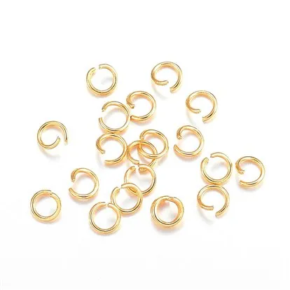 

Pandahall 500 pcs 22 Gauge Gold Plated 304 Stainless Steel Open Jump Rings, Golden