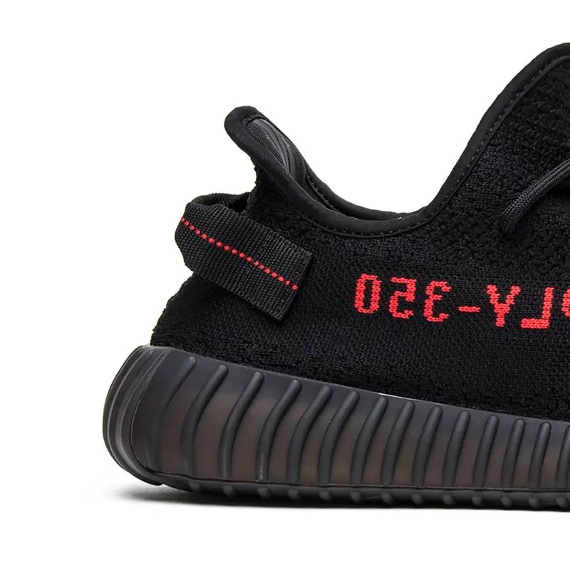 

Yeezy 350 V2 Bred Black 1:1 Quality Casual Sneaker Yeezys Men Women Sports Shoes With Logo and Boxes