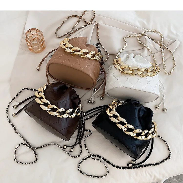 

Custom OEM price black lady bucket bag luxury women shoulder bag, As pictures