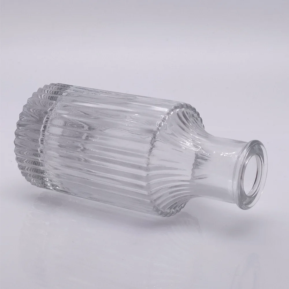 
90ml empty lined shaped reed diffuser glass bottles ZB1268 