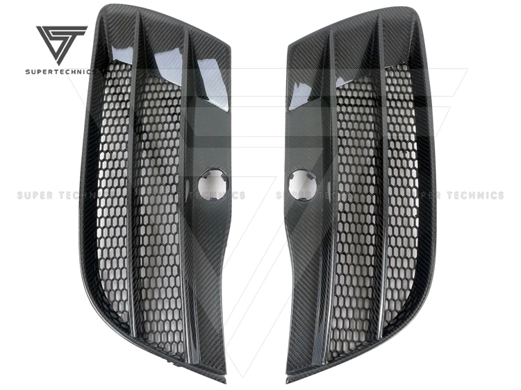 Gt Style Carbon Fiber Front Bumper Air Vent For Audi R8 V8 V10 - Buy ...