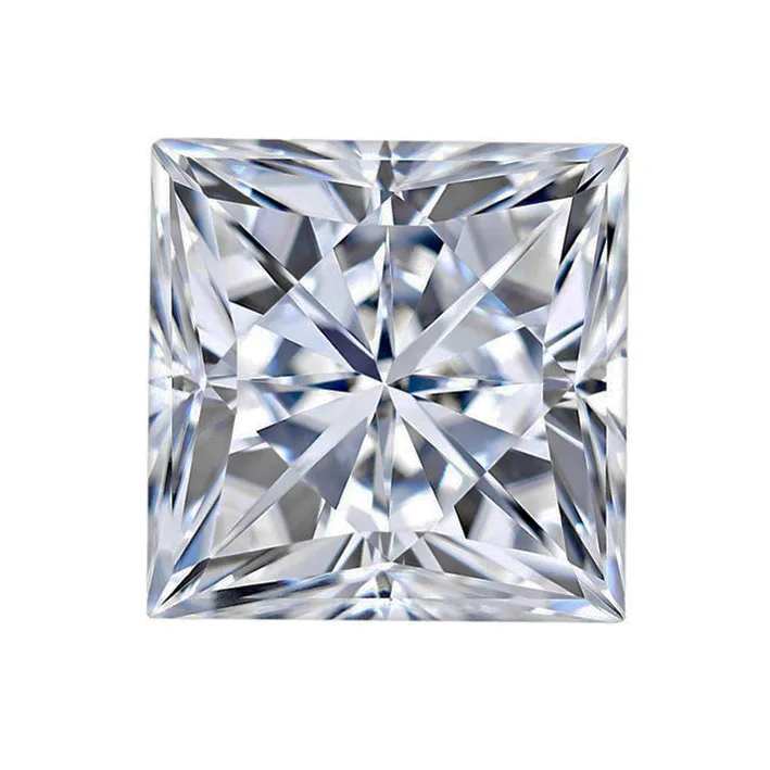 

Moissanite DEF Color Gemstone 2.5ct CVD VVS Gem Lab Created Diamond Square Shape Princess Cut Synthetic Moissanite Loose